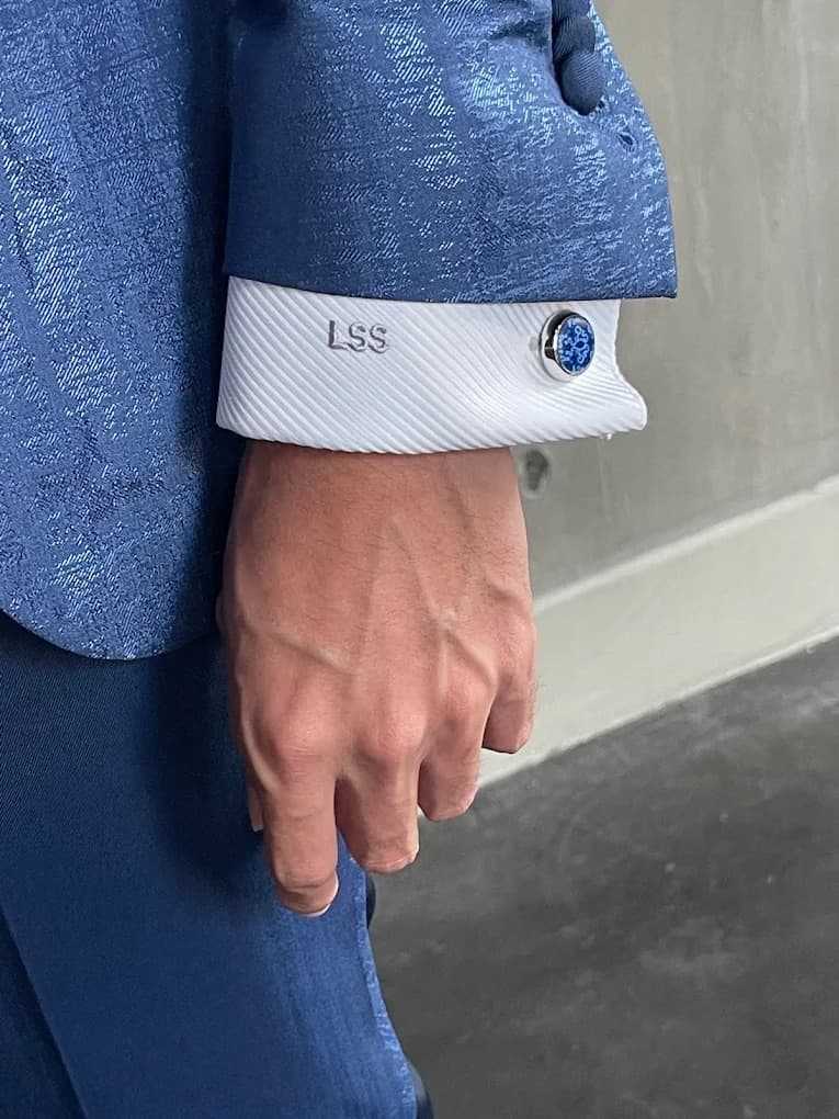 Bespoke By CB custom suit displayed to illustrate the tradition of fine menswear tailoring