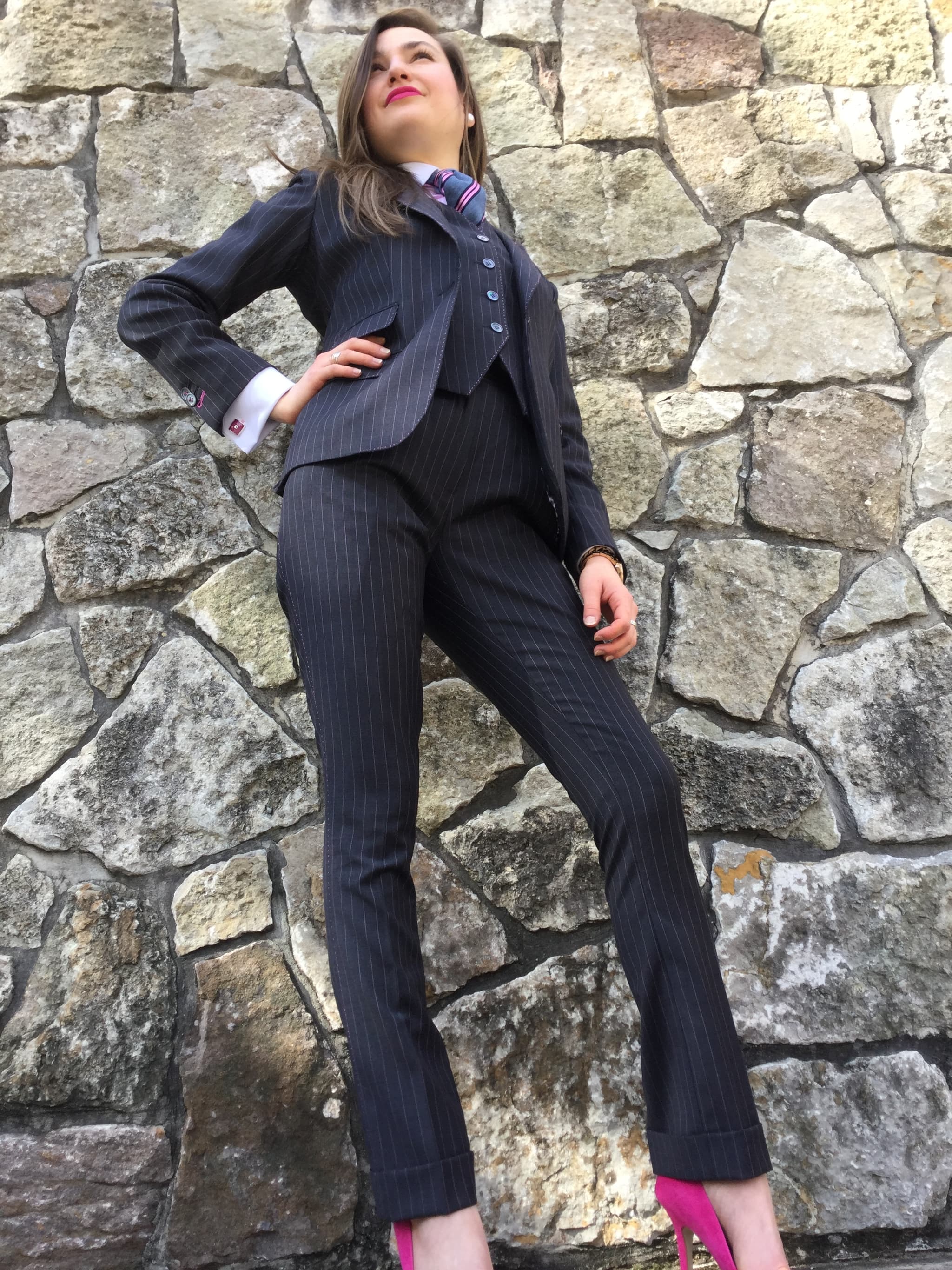 Women's custom tailored garment by Bespoke By CB Miami