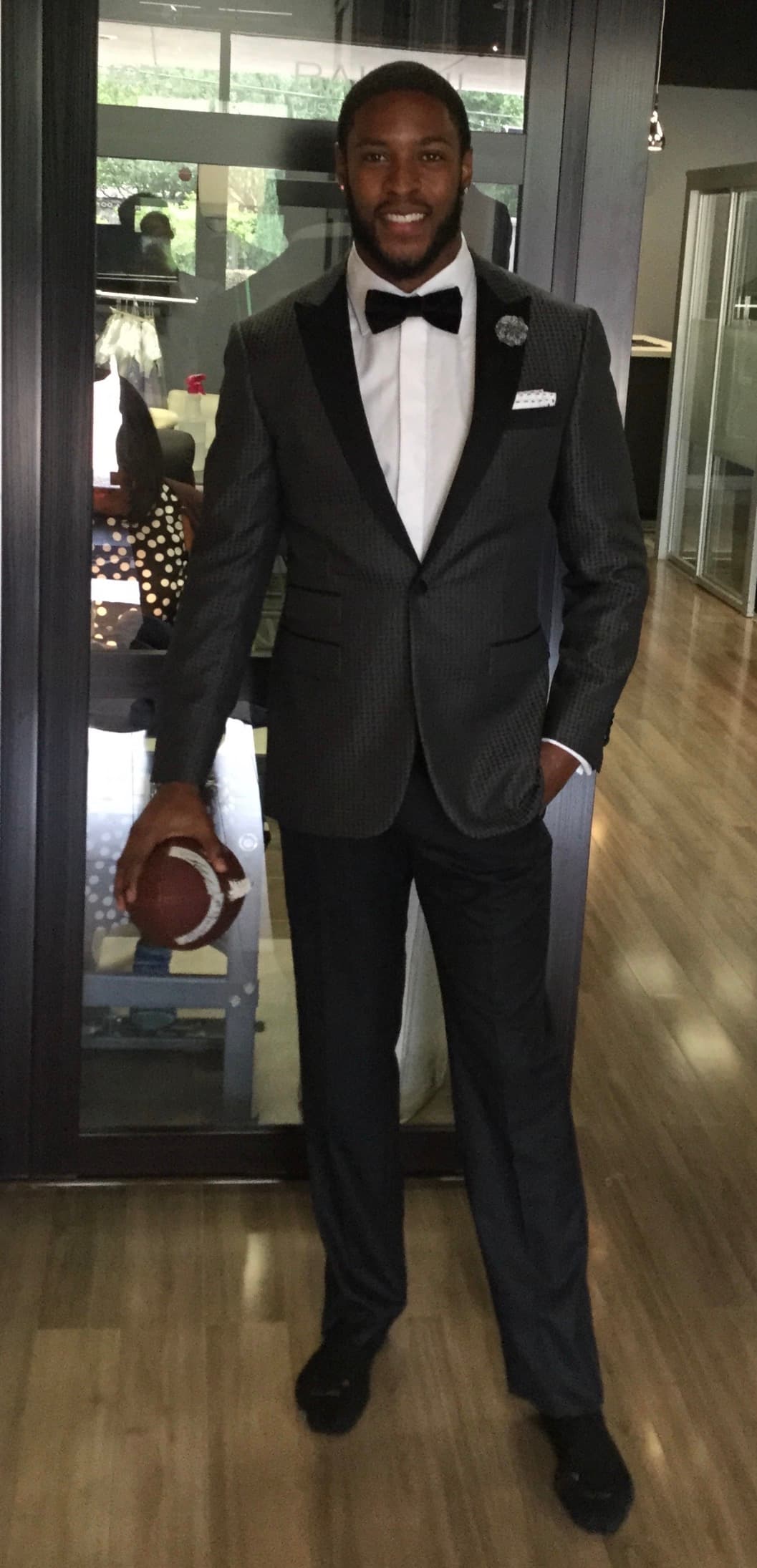 Big and tall custom suit fitting with Christian Boehm at Bespoke By CB Miami