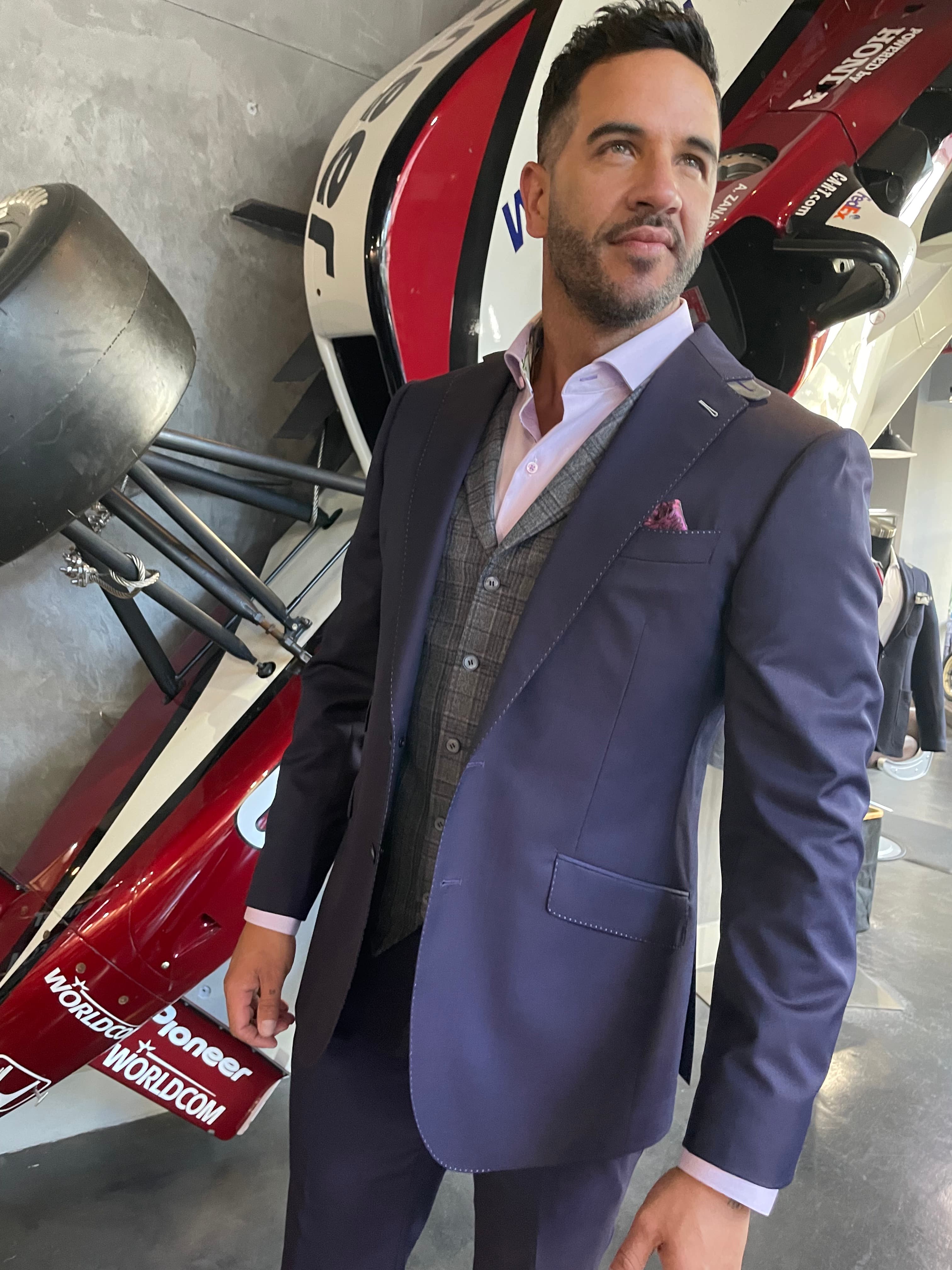 Custom suit by Bespoke CB Miami