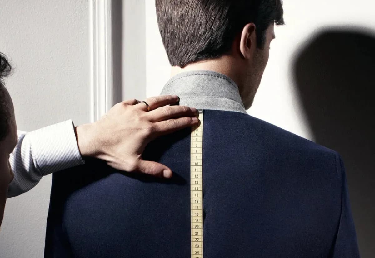 Custom suit fitting and tailoring consultation at Bespoke By CB South Florida