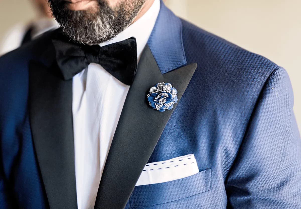 Custom wedding suits for a Miami groom and wedding party by Bespoke By CB