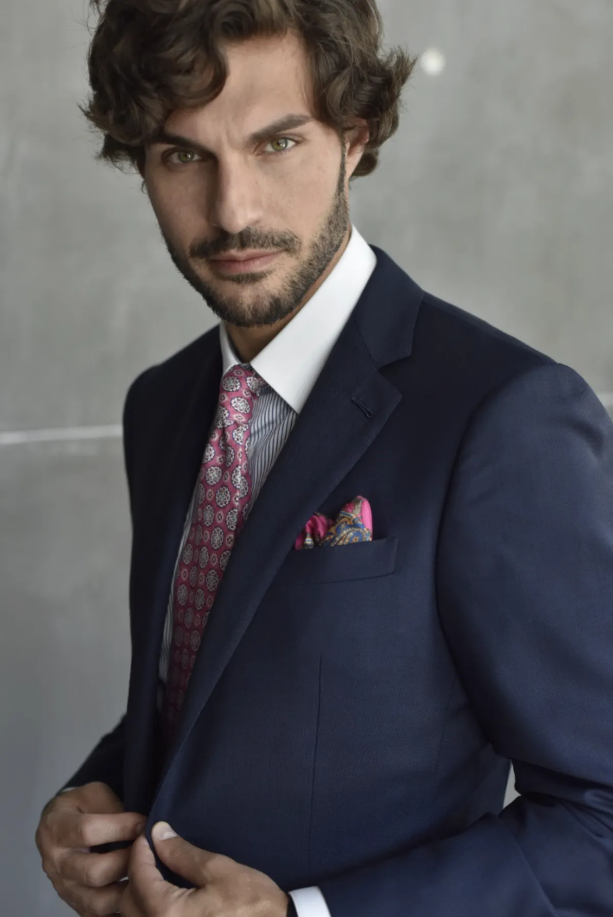 Professional wearing a custom suit from Bespoke By CB Miami