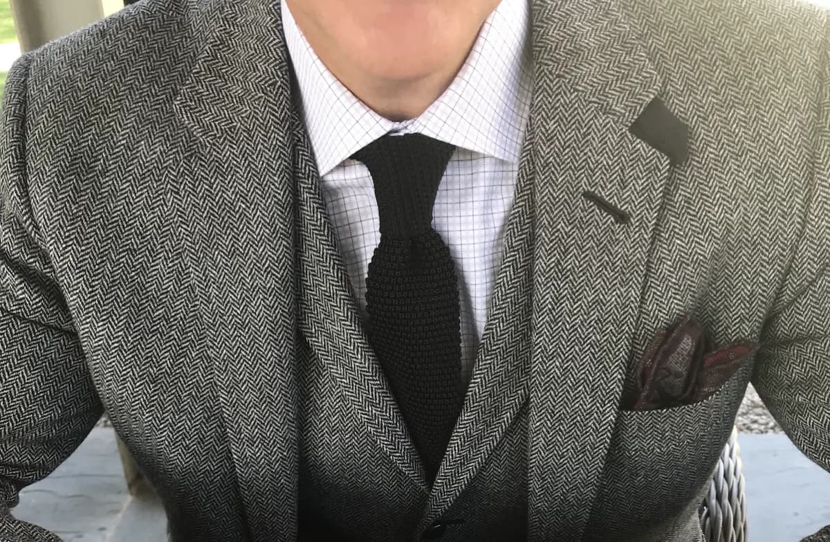 Men's Suit Three Piece styled with custom menswear by Bespoke By CB Miami