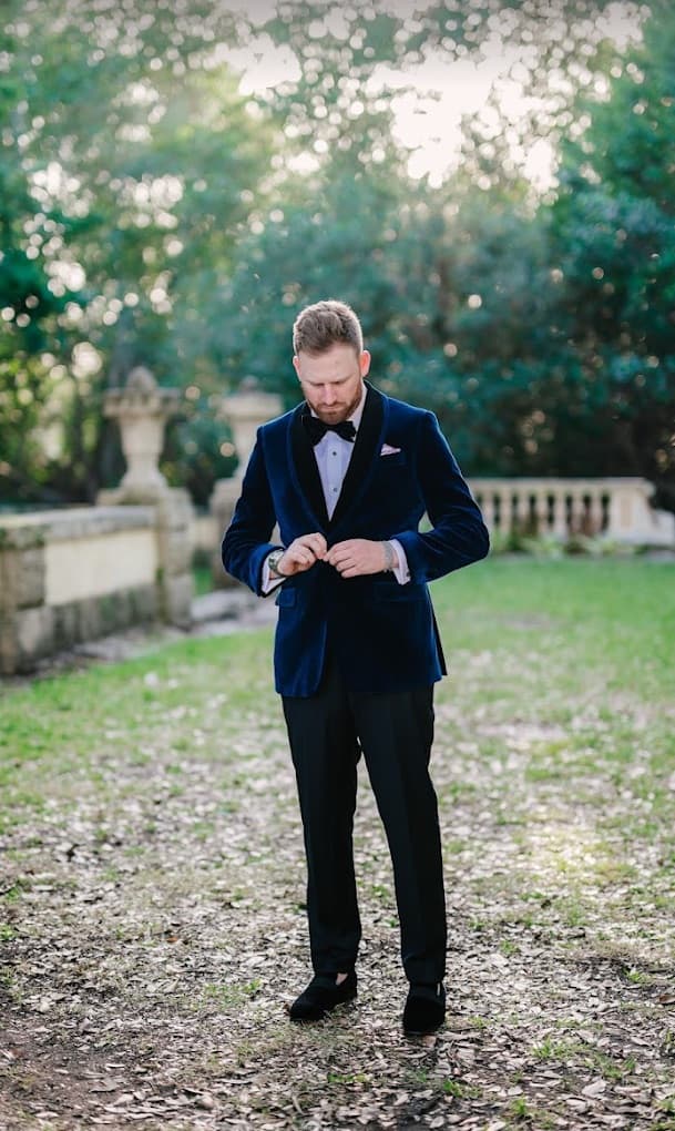 Custom tuxedo and black tie styling for South Florida events by Bespoke By CB