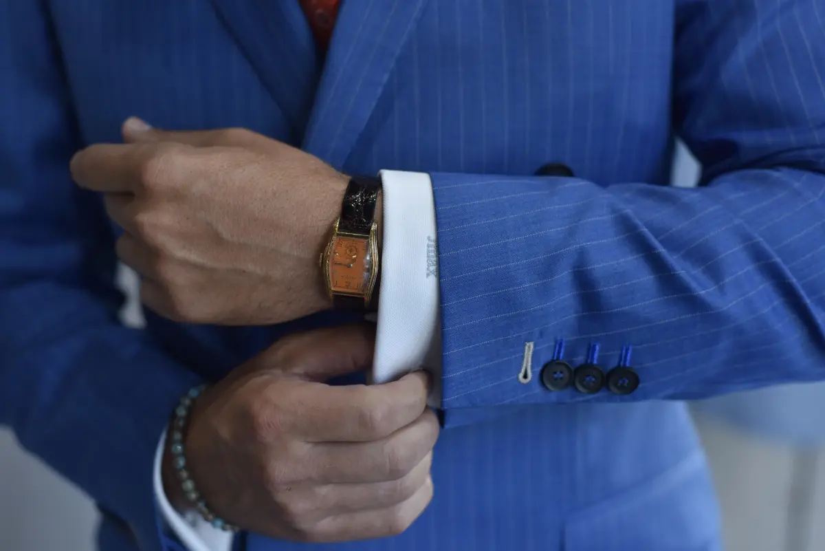 Professional wearing a custom suit from Bespoke By CB South Florida