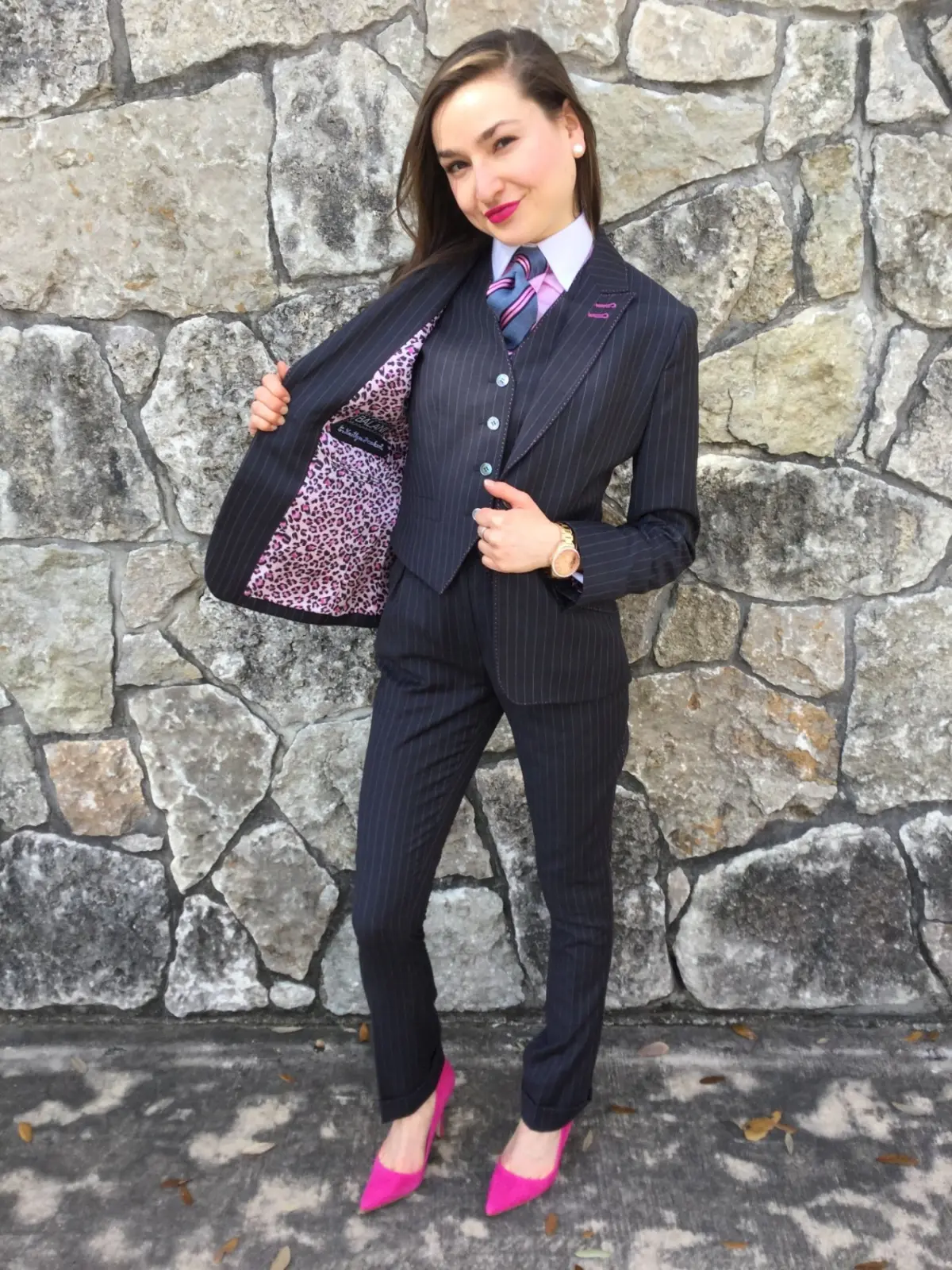 Women's custom suit tailored by Bespoke By CB in South Florida