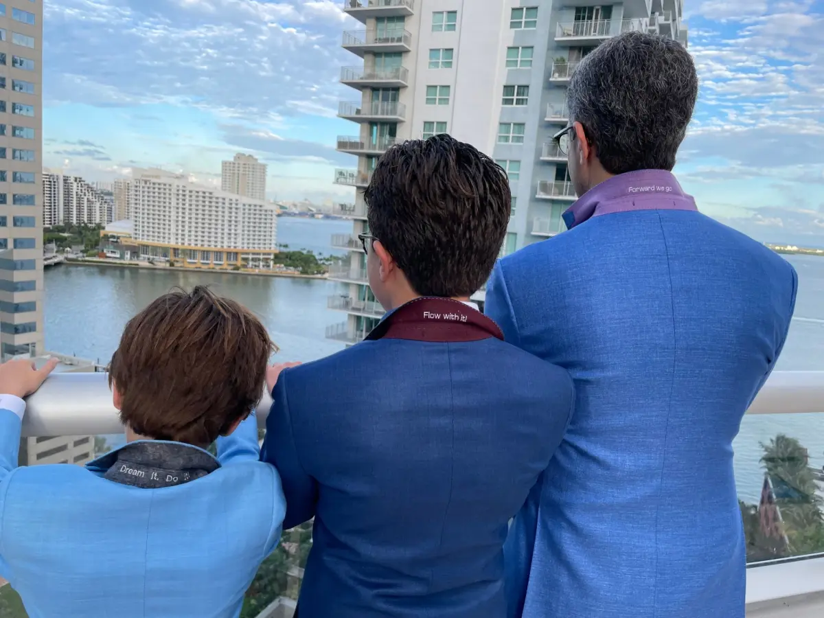 Custom Bar Mitzvah Suits How To Dress Your Son styled with custom menswear by Bespoke By CB Miami