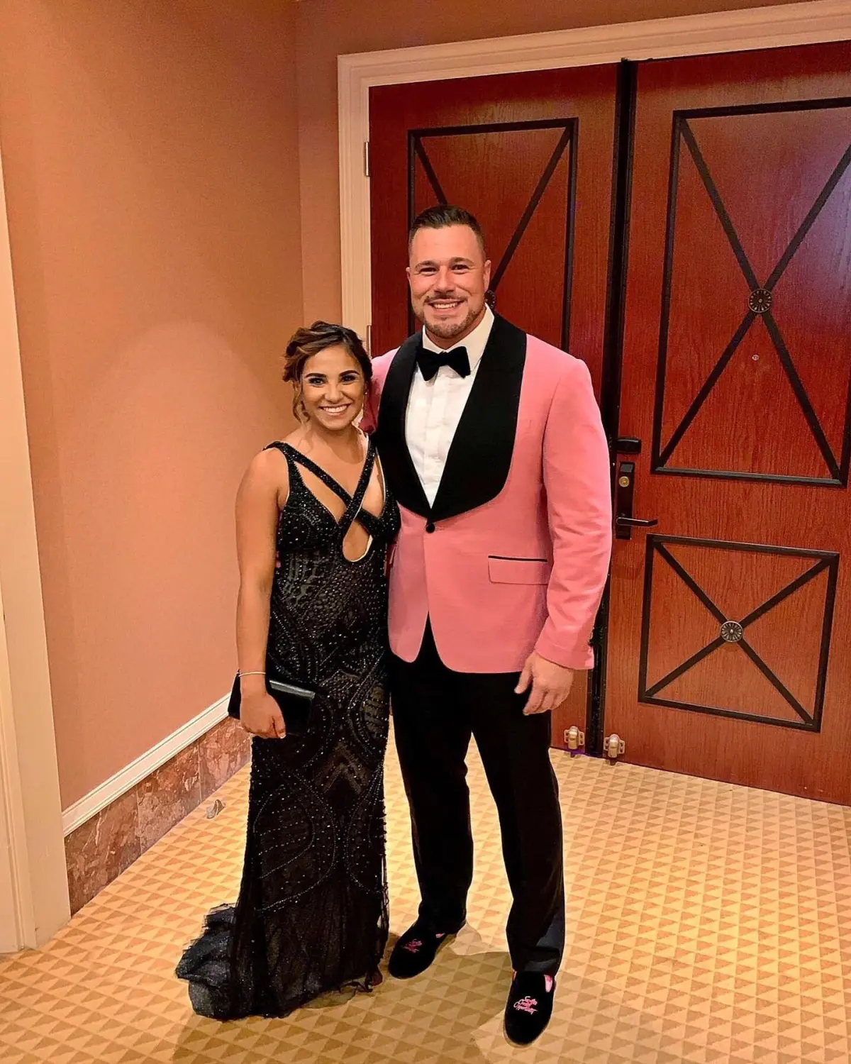 Custom pink suit jacket styled with confidence by Bespoke By CB South Florida