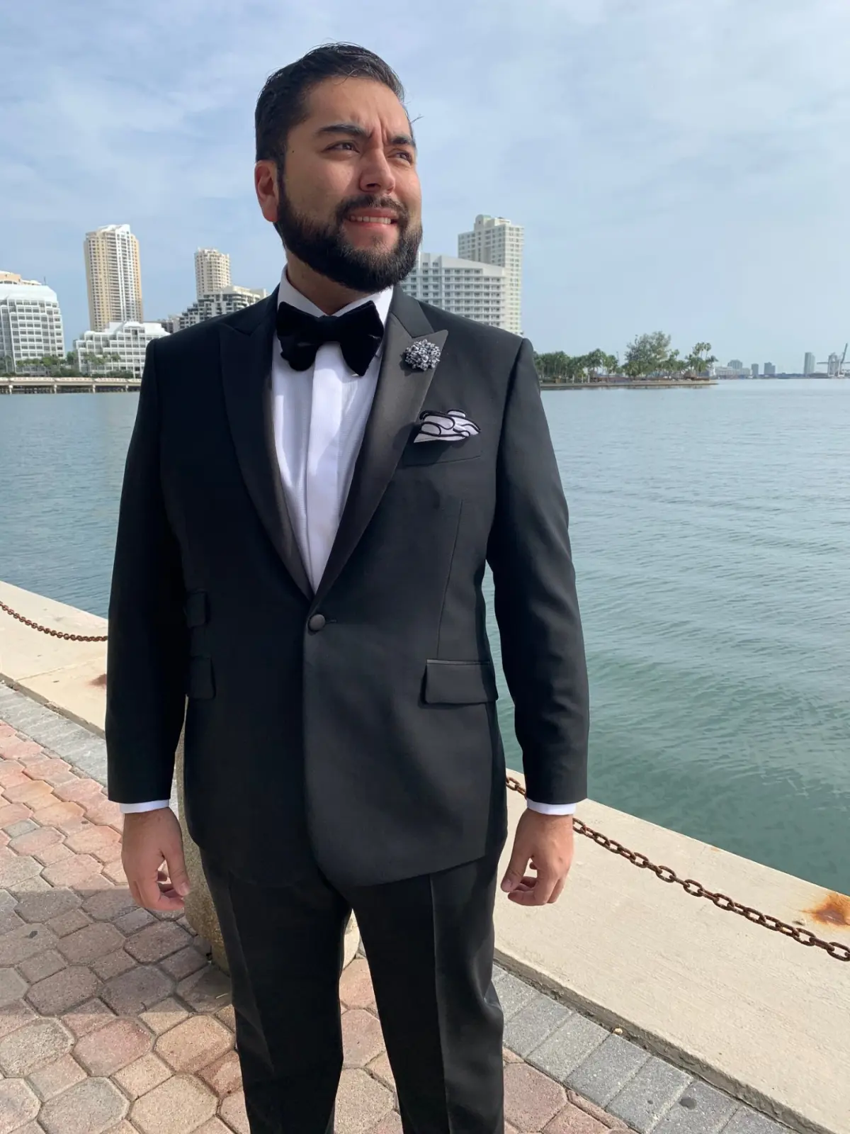 Custom tuxedo and black tie styling for Miami events by Bespoke By CB