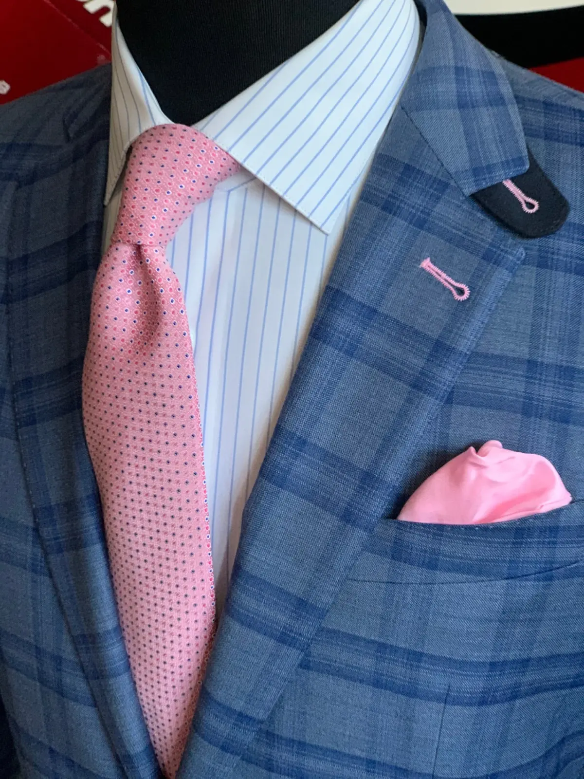 Custom suit fitting and tailoring consultation at Bespoke By CB Pembroke Pines