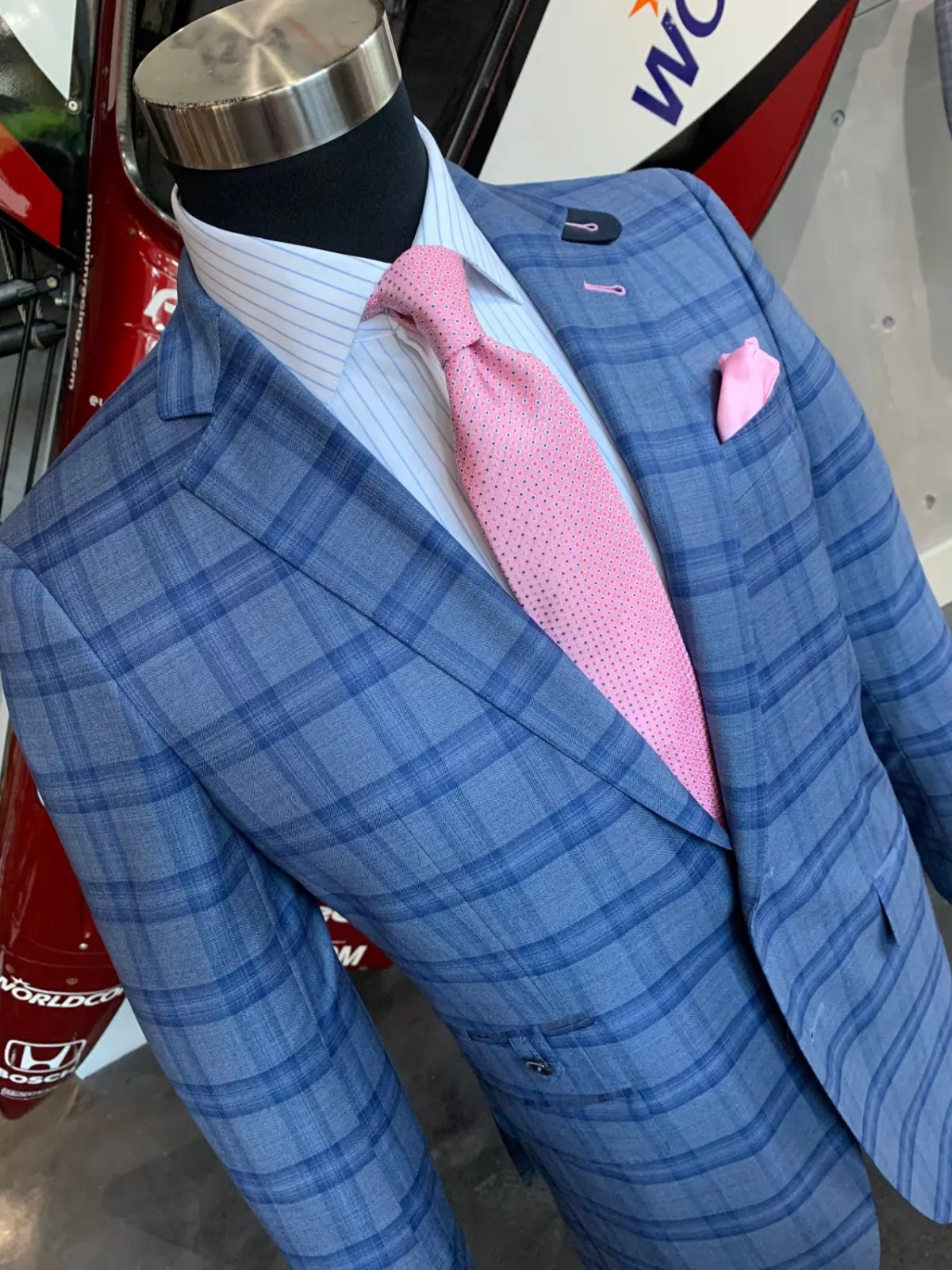 Professional wearing a custom suit from Bespoke By CB South Florida
