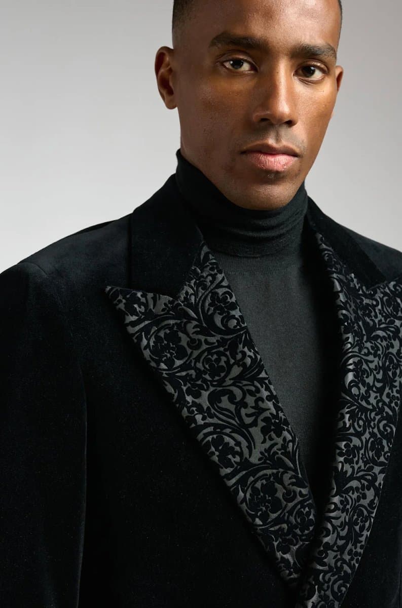 Custom velvet dinner jacket for black tie events by Bespoke By CB South Florida
