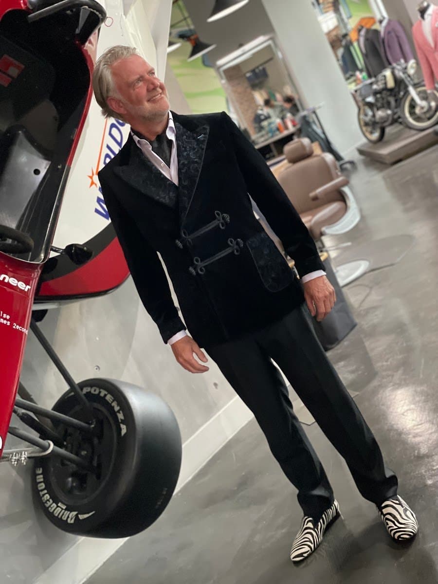 Custom wedding suits for a Miami groom and wedding party by Bespoke By CB