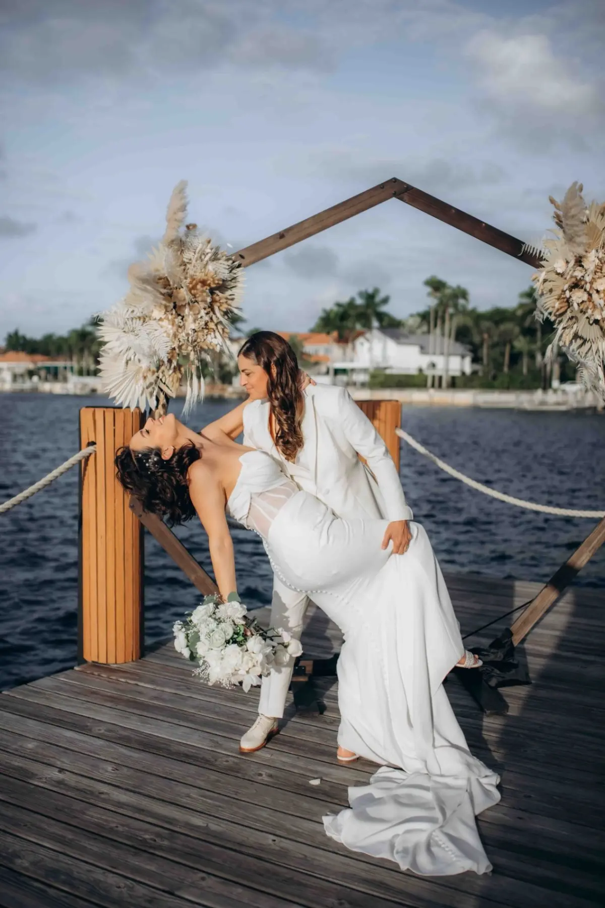 Custom wedding suits for a Miami groom and wedding party by Bespoke By CB