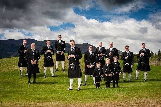Custom bespoke kilt in Miami tartan fabric by Bespoke By CB