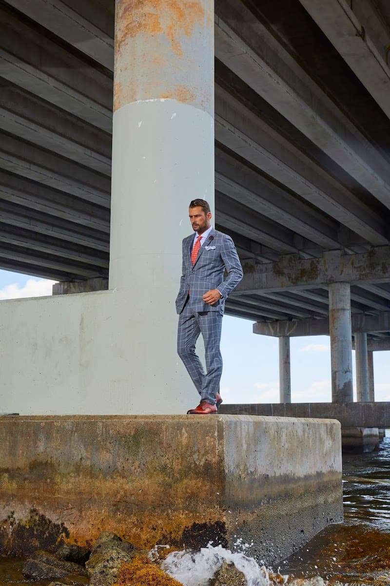 Custom suit fitting and tailoring consultation at Bespoke By CB Miami