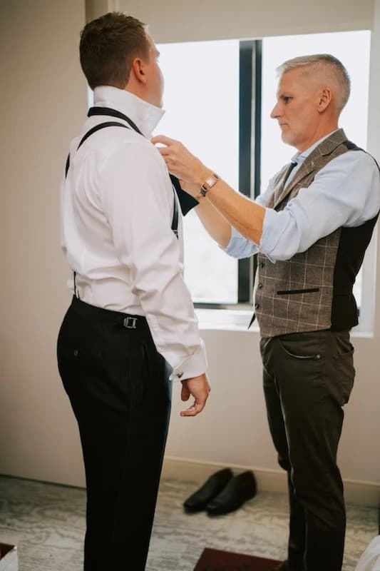 Custom formal evening suit