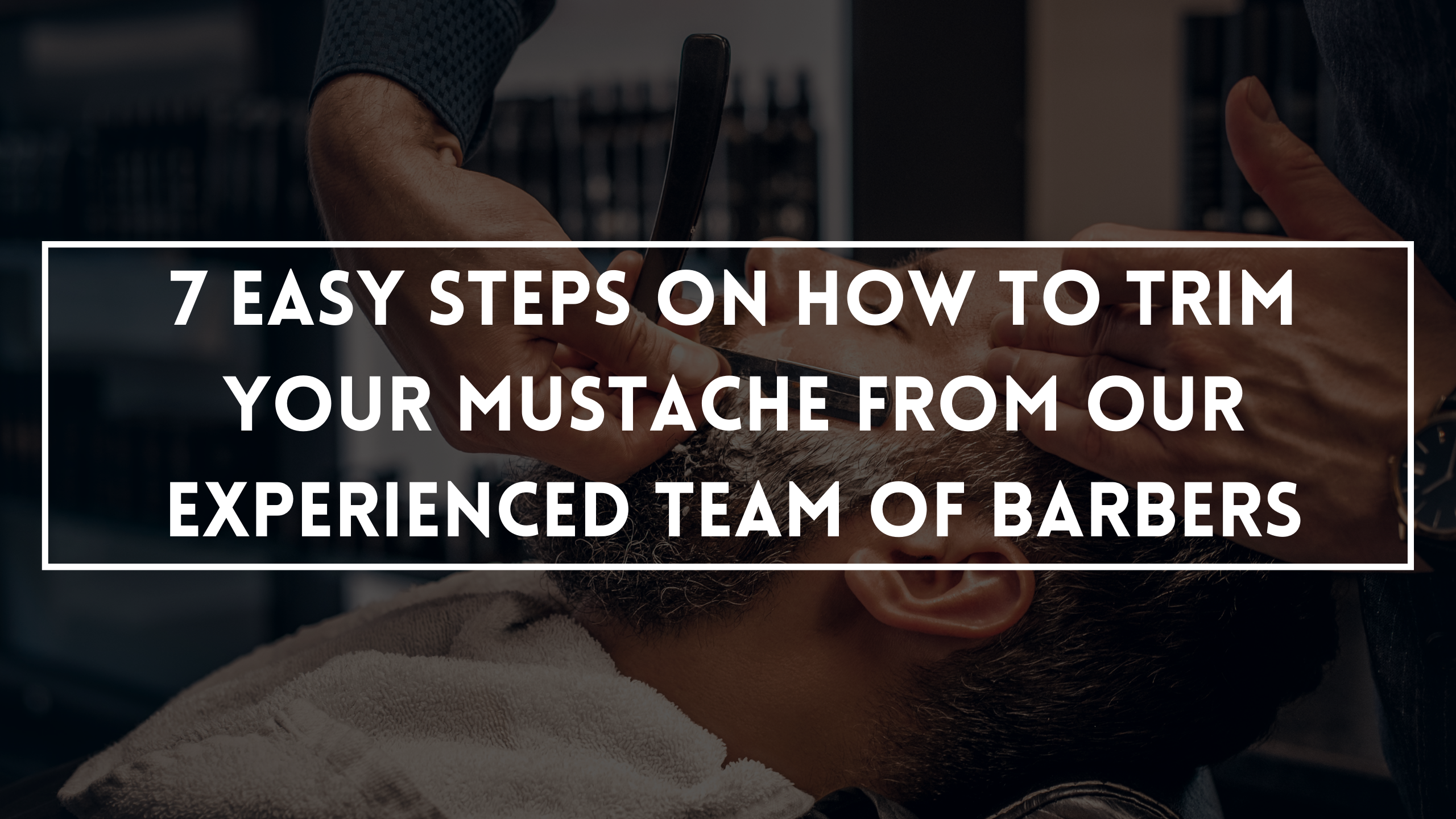 how to trim your mustache