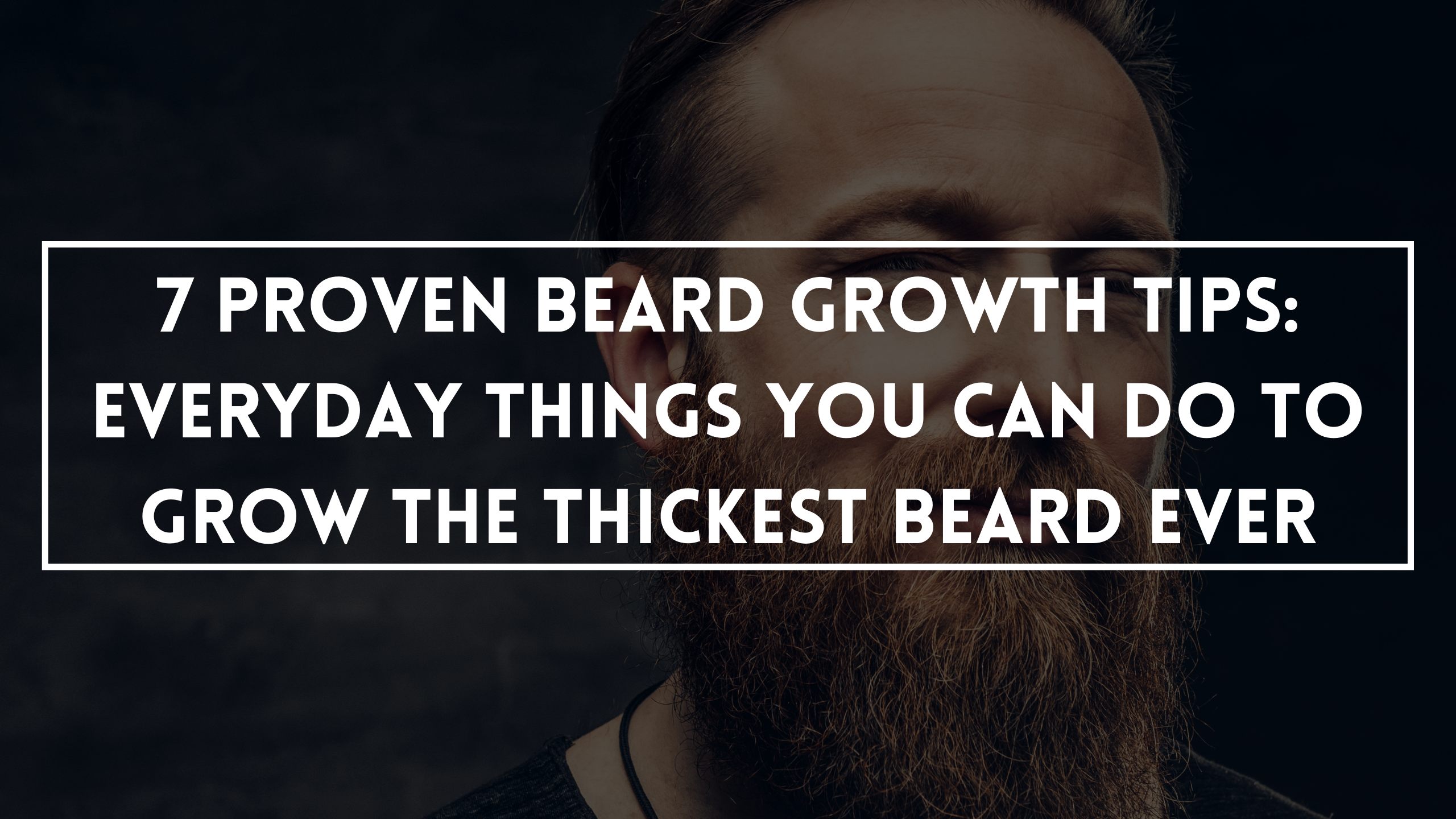 Beard Growth Tips apply beard oil 
