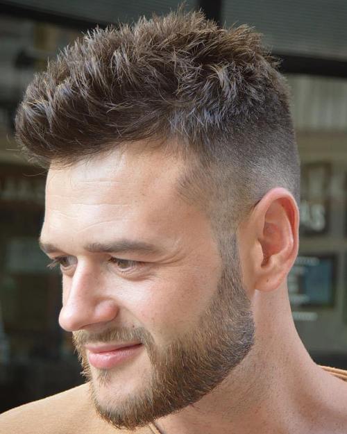 best hairstyles for men with thin hair SOFT AND SPIKY