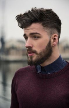 HAIRCUTS FOR MEN WITH CURLY HAIR the POMPADOUR