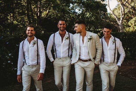 beach wedding attire for men