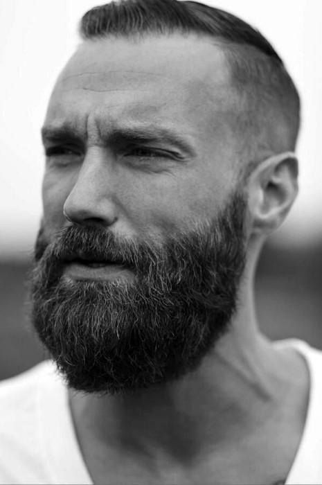 best hairstyles for men with thin hair full beard