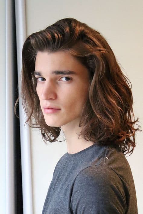 Red brown highlights men